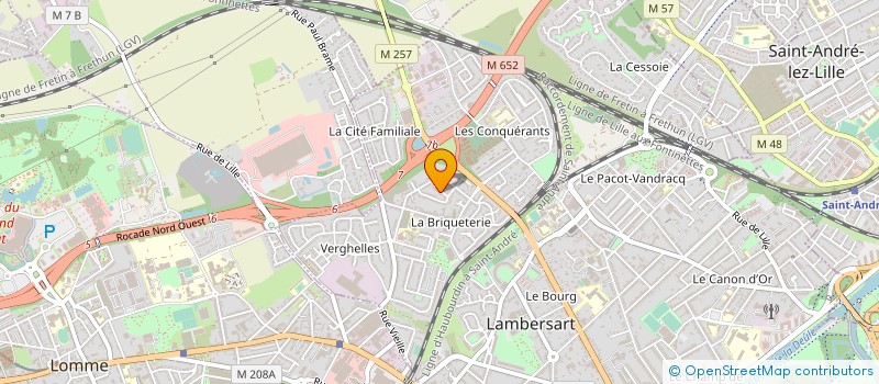 localisation de l'entreprise ASSOCIATION CARAPASSION NORD-PAS-DE-CALAIS PICARDIE POUR ELEVAGE ET LA PROTECTION DES TORTUES à LAMBERSART