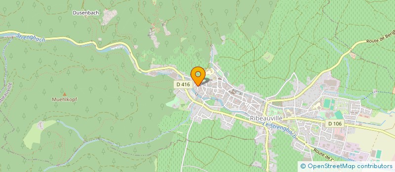 localisation de l'entreprise ASSOCIATION  CARAVANE DES ILLUMINES AVERTIS  RIBEAUVILLE