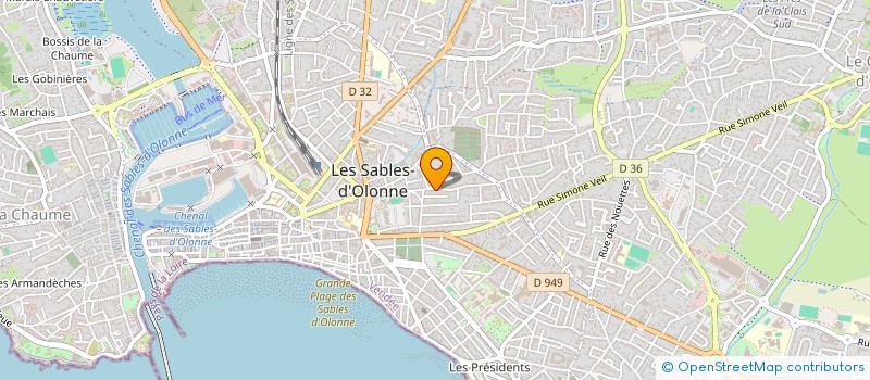 localisation de l'entreprise ASSOCIATION CARBONE BLEU DES MARAIS à LES SABLES D'OLONNE