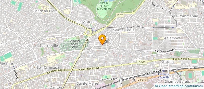 localisation de l'entreprise ASSOCIATION CARDIOLOGIE DE HAUTE NORMANDIE  LE HAVRE