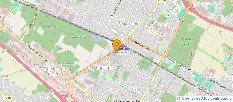 localisation de l'entreprise ASSOCIATION CARE VISION MONTIGNY-LES-CORMEILLES  MONTIGNY-LES-CORMEILLES