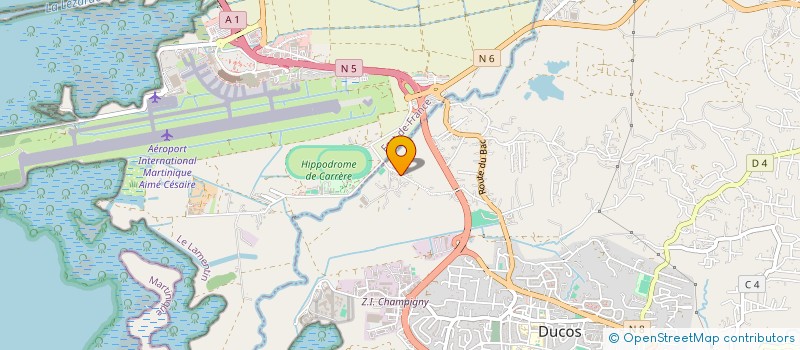 localisation de l'entreprise ASSOCIATION  CARIB  CAN  MBA  DUCOS