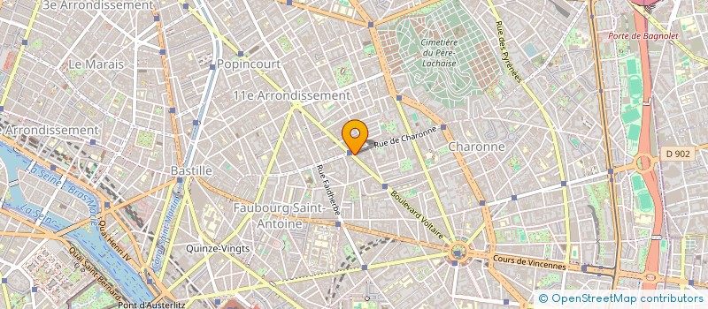 localisation de l'entreprise ASSOCIATION CARIBEFOLK  PARIS