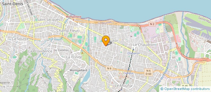 localisation de l'entreprise ASSOCIATION CARITATIVE à SAINT-DENIS