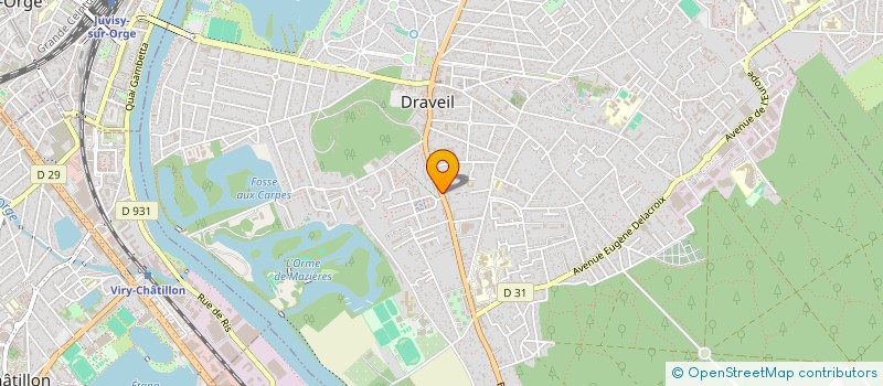 localisation de l'entreprise ASSOCIATION CARITATIVE ETUDIANTE POUR LA JEUNESSE à DRAVEIL