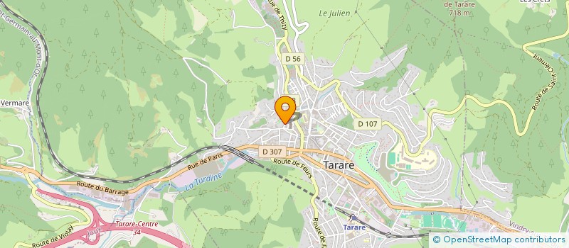 localisation de l'entreprise ASSOCIATION CARITATIVE LES AMIS DE MARIE à TARARE