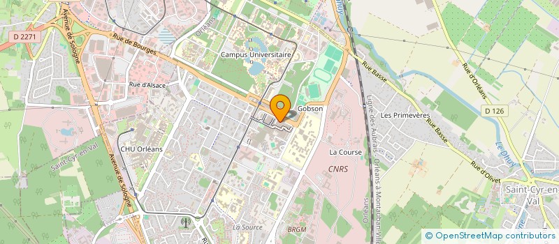 localisation de l'entreprise ASSOCIATION CARITATIVE SOUDANAISE  ORLEANS