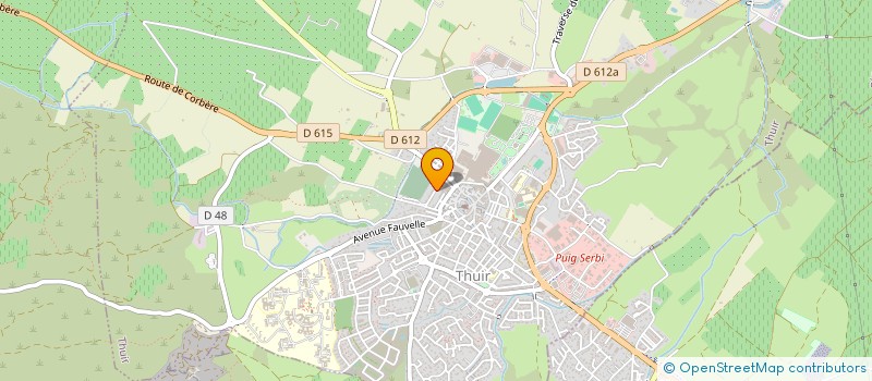 localisation de l'entreprise ASSOCIATION CARITATIVE THUIR SOLIDARITE à THUIR