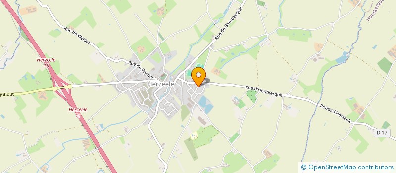 localisation de l'entreprise ASSOCIATION CARJEME'ZEELE  HERZEELE