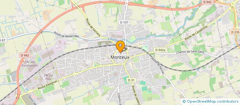 localisation de l'entreprise ASSOCIATION CARMES MESSAGERS DE L'ESPRIT SAINT  MONTEUX