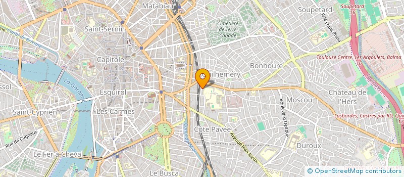 localisation de l'entreprise ASSOCIATION  CARPEDIEM DANSE 31 à TOULOUSE