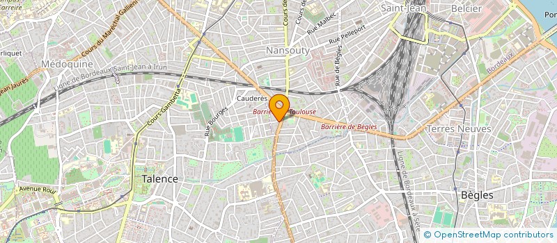 localisation de l'entreprise ASSOCIATION CARRE SLAM  BORDEAUX