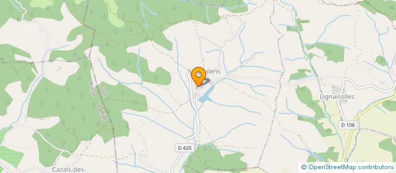 localisation de l'entreprise ASSOCIATION CARREE  SEIGNALENS