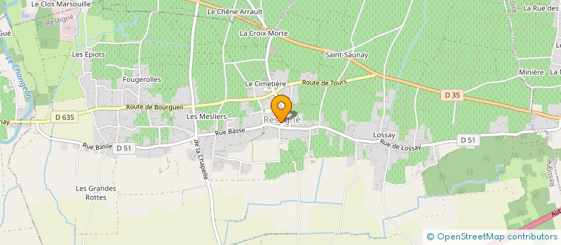 localisation de l'entreprise ASSOCIATION CARREFOUR CULTUREL DE CHOUZE  CHOUZE-SUR-LOIRE