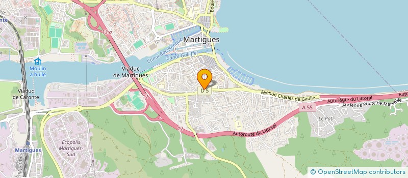 localisation de l'entreprise ASSOCIATION CARRO CTT 73 à MARTIGUES