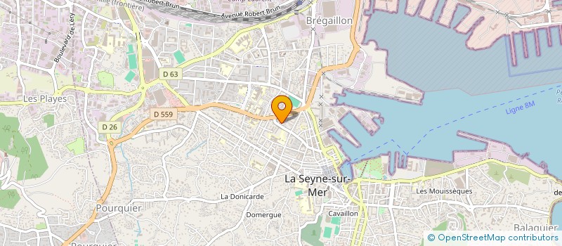 localisation de l'entreprise ASSOCIATION CARTE NOIRE  LA SEYNE-SUR-MER