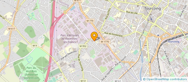 localisation de l'entreprise ASSOCIATION CARTE VERMEIL à MOUVAUX