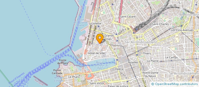 localisation de l'entreprise ASSOCIATION CAS D'URGENCE à MARSEILLE
