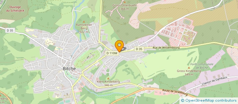localisation de l'entreprise ASSOCIATION CASSIN  BITCHE