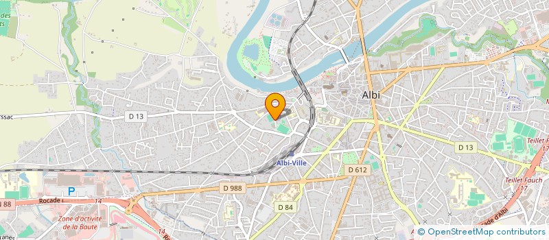 localisation de l'entreprise ASSOCIATION CASTELVIEL LOISIRS à ALBI