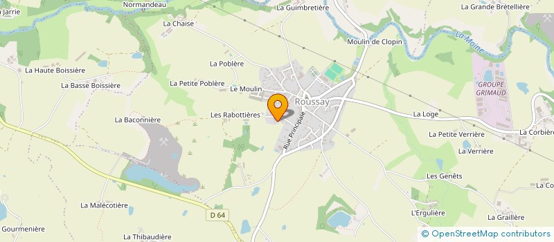 localisation de l'entreprise ASSOCIATION CAT&DINE à SEVREMOINE