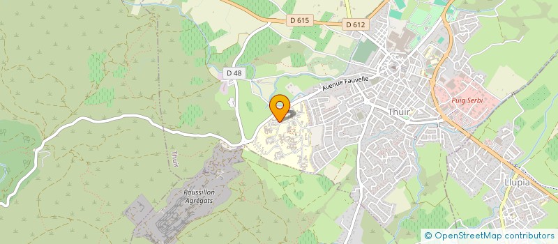 localisation de l'entreprise ASSOCIATION CATALANE D'ENDURANCE EQUESTRE  SAINTE-COLOMBE-DE-LA-COMMANDERIE