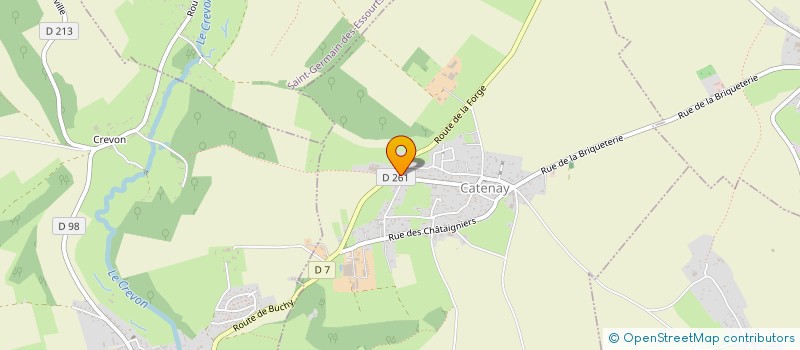 localisation de l'entreprise ASSOCIATION CATENAY-LUBIEN  CATENAY