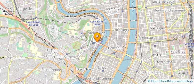 localisation de l'entreprise ASSOCIATION CATHOLIQUE POUR L'ACCUEIL ET L'ACCOMPAGNEMENT DES MIGRANTS à LYON