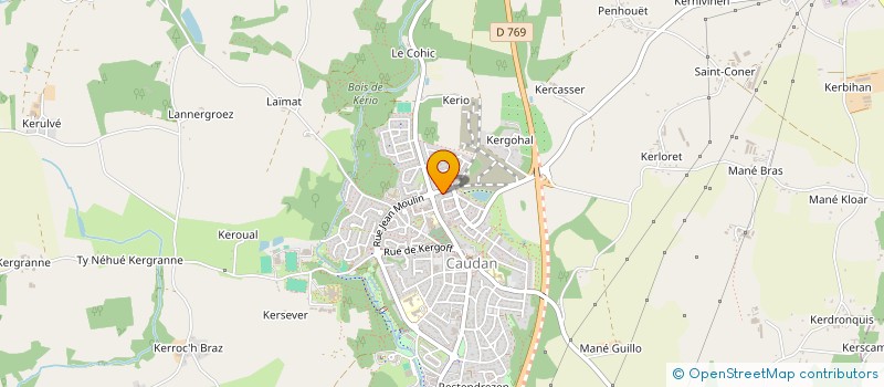 localisation de l'entreprise ASSOCIATION CAUDAN SANTE  CAUDAN