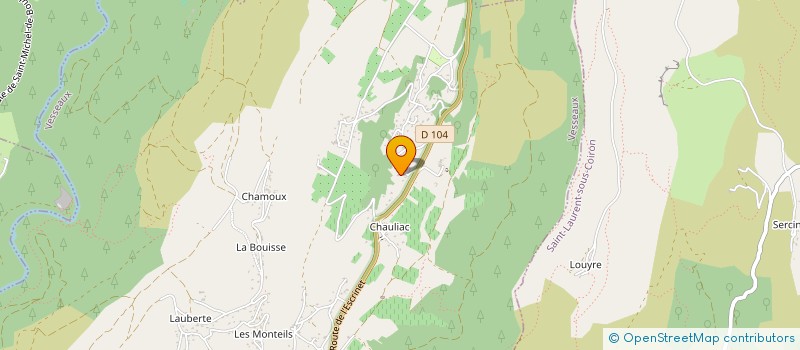 localisation de l'entreprise ASSOCIATION CAVAL AFIA  VESSEAUX