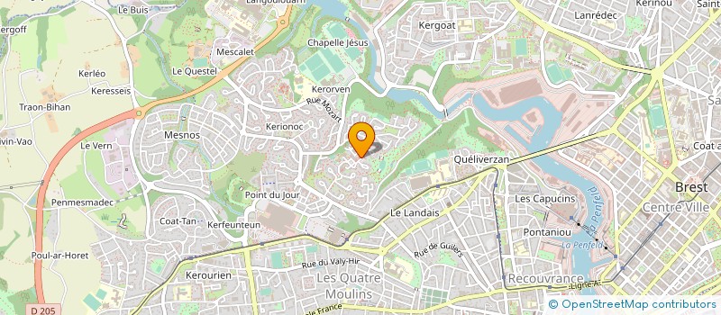 localisation de l'entreprise ASSOCIATION CAVALE BLANCHE à BREST