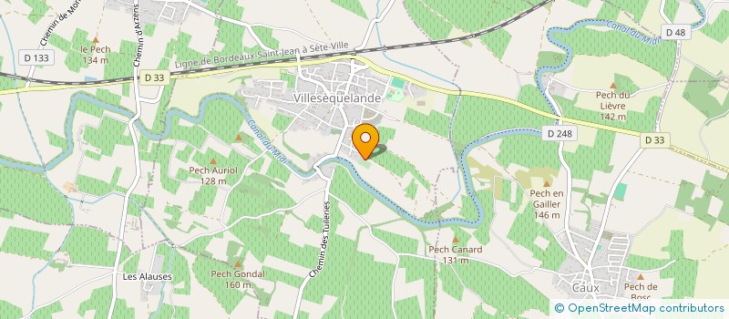 localisation de l'entreprise ASSOCIATION CAVALIERS DES SARRELS  VILLESEQUELANDE