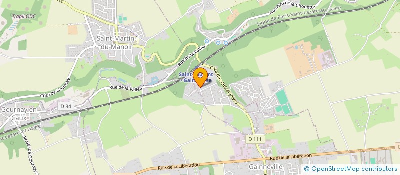 localisation de l'entreprise ASSOCIATION CAVITE INDICE 066 SLB  SAINT-LAURENT-DE-BREVEDENT