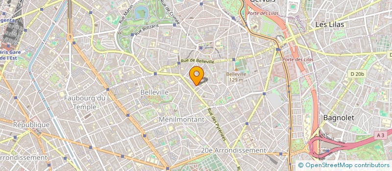 localisation de l'entreprise ASSOCIATION CCJFILMS  PARIS