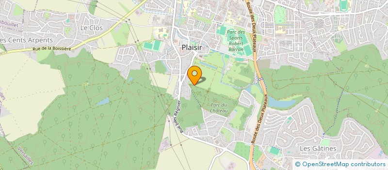 localisation de l'entreprise ASSOCIATION CECA à PLAISIR