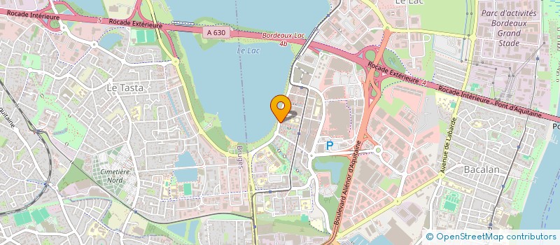 localisation de l'entreprise ASSOCIATION CECILE BRIAT (ACB)  BORDEAUX