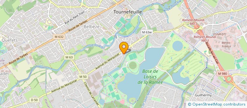 localisation de l'entreprise ASSOCIATION CEDRE TOULOUSAIN à TOURNEFEUILLE