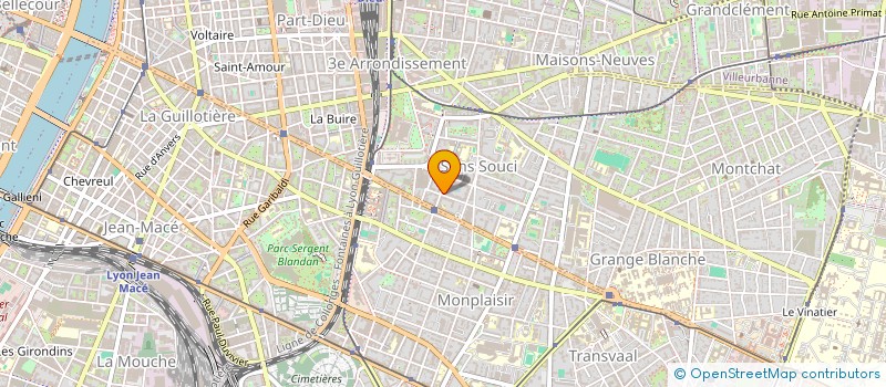 localisation de l'entreprise ASSOCIATION CEFRA PROJETS SOLIDAIRES à LYON