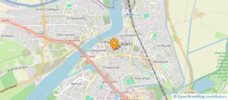 localisation de l'entreprise ASSOCIATION CEFTE à ARLES