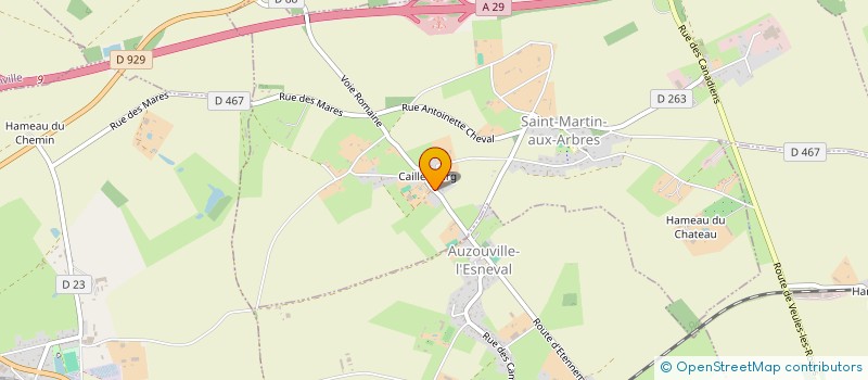 localisation de l'entreprise ASSOCIATION CEL CAILLEBOUR EQUITATION LOISIR  SAINT-MARTIN-AUX-ARBRES