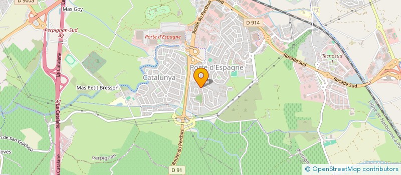 localisation de l'entreprise ASSOCIATION CELLISSIMO  PERPIGNAN