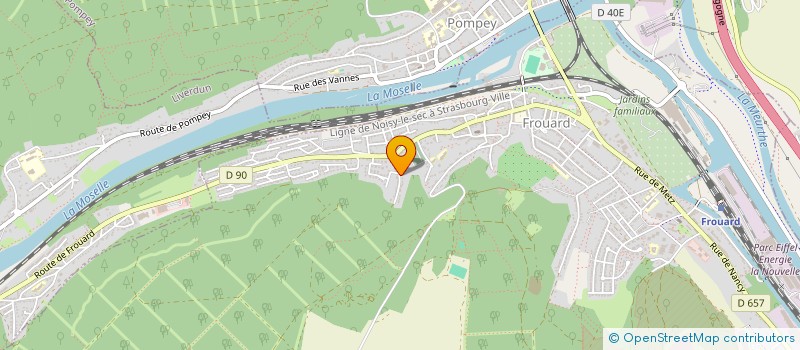 localisation de l'entreprise ASSOCIATION CELTIN'LOR  FROUARD