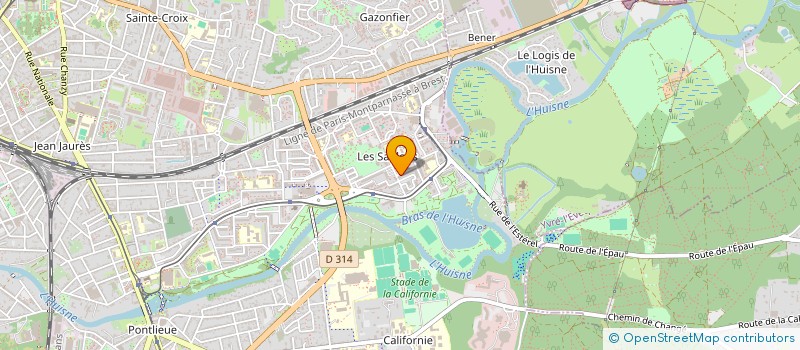 localisation de l'entreprise ASSOCIATION CENOMANE MULTICULTURELLE à LE MANS