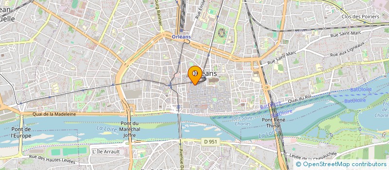 localisation de l'entreprise ASSOCIATION CENTRAL RESSOURCE  ORLEANS