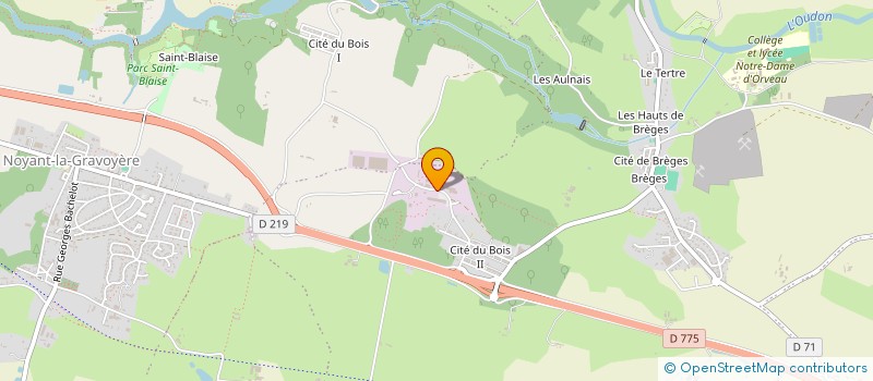 localisation de l'entreprise ASSOCIATION CENTRALE 7 à SEGRE-EN-ANJOU BLEU