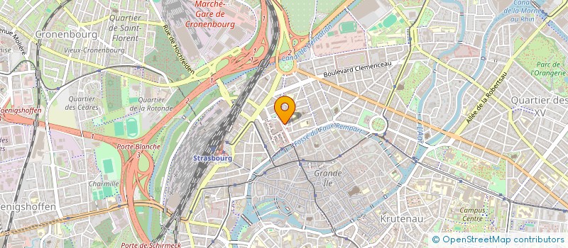 localisation de l'entreprise ASSOCIATION CENTRALE AUTO TAXI à STRASBOURG