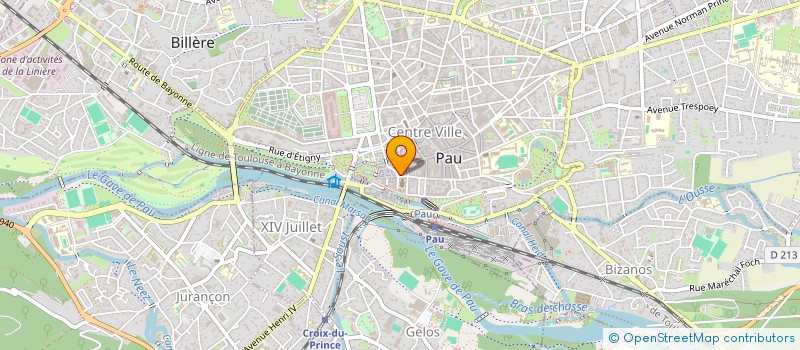 localisation de l'entreprise ASSOCIATION CENTRE ACCES VISION PAU à PAU