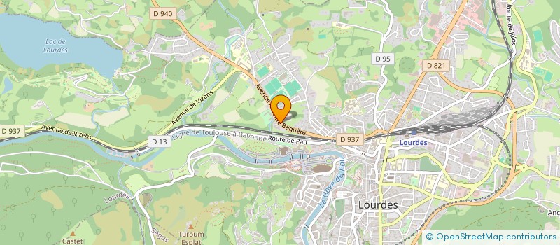 localisation de l'entreprise ASSOCIATION CENTRE ASSOMPTION  LOURDES