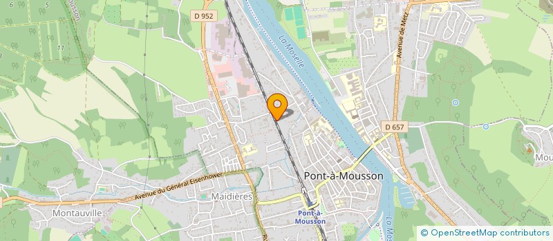 localisation de l'entreprise ASSOCIATION CENTRE CULTUREL TURC DE PONT A MOUSSON  PONT-A-MOUSSON