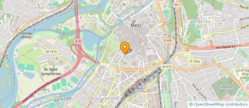 localisation de l'entreprise ASSOCIATION CENTRE D'ETUDES, DE RECHERCHES ET DE FORMATION EN YOGATHERAPIE  METZ